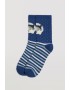 Γυναικείες Κάλτσες 2 τεμ. Ysabel Mora Y12878A χωρίς λάστιχο,  βαμβακερή με τύπωμα "Σκυλάκια",  ΓΚΡΙ+ΜΠΛΕ